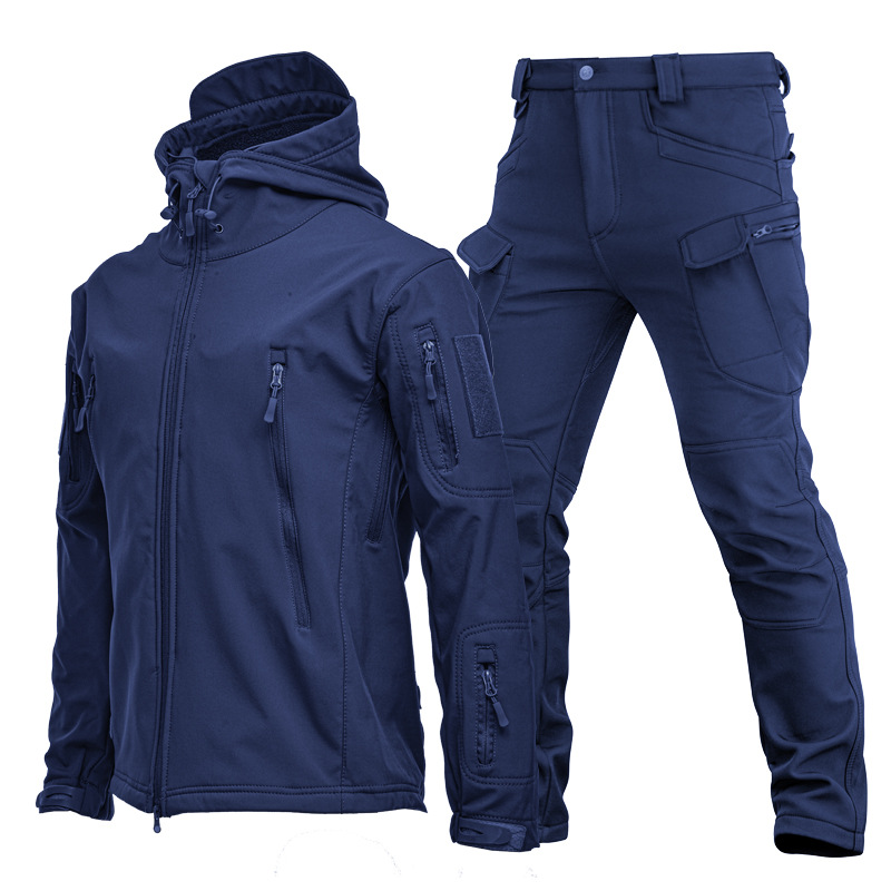 Windproof Jacket Softshell - Erkek Açık Hava Köpekbalığı Derisi Softshell