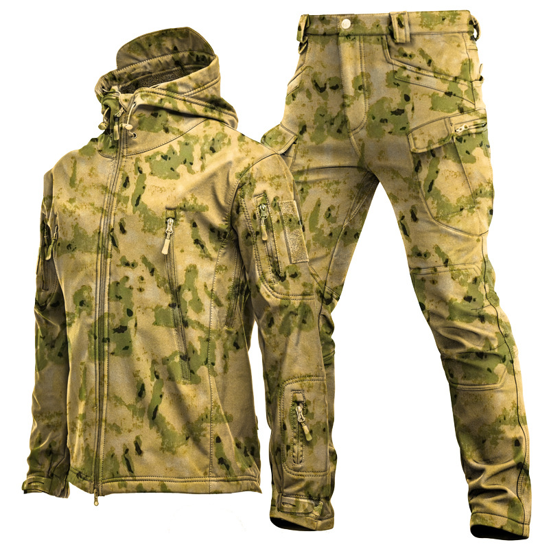 Windproof Jacket Softshell - Kışlık Erkek Kalın Rüzgar Geçirmez ve