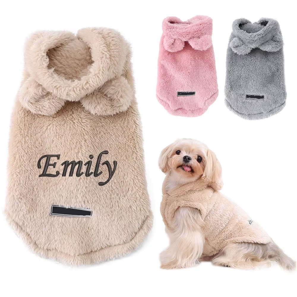 Winter Clothing Name - İşlemeli İsimli Kedi Köpek Kıyafetleri Özel