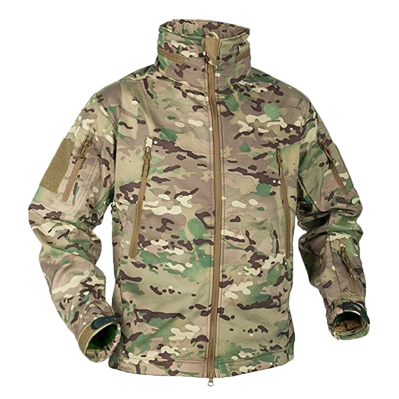 Windproof Jacket Softshell - Erkek Kış Sonbahar Softshell Polar Ceketler
