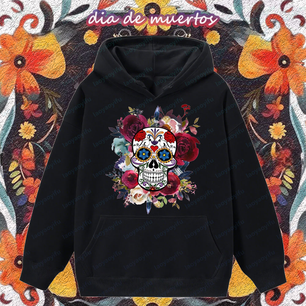 Winter Clothing In Spanish - Dia De Los Muertos İspanyol Vintage