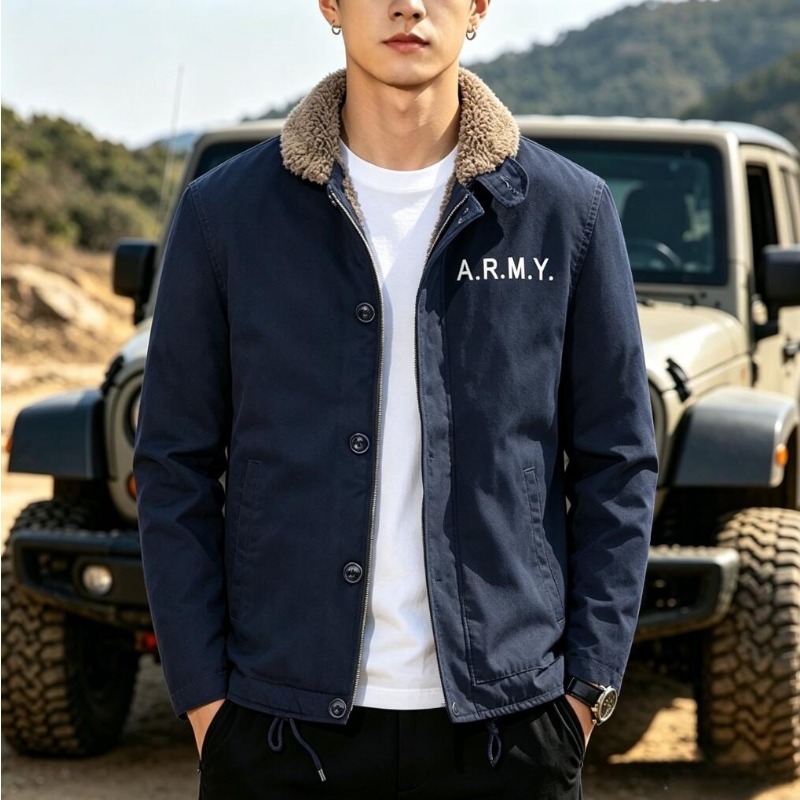 Quality Winter Clothing Bomber Jacket - Erkek Polar Sıcak Kış Askeri Mont