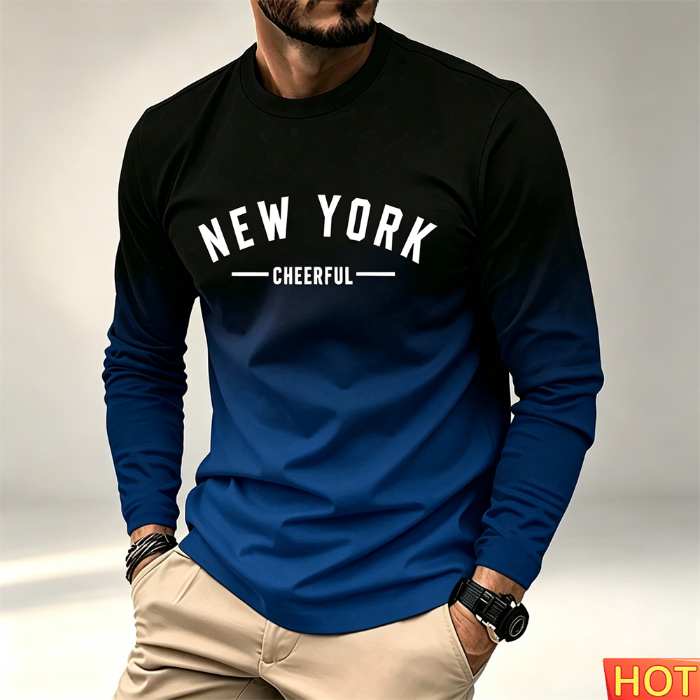 Winter Clothing New York - Yeni Sonbahar Kış Erkek Uzun Kollu