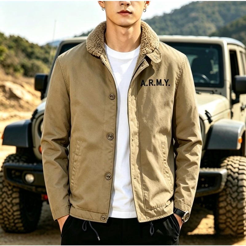 Quality Winter Clothing Bomber Jacket - Yeni Moda Erkek Polar Sıcak Kışlık