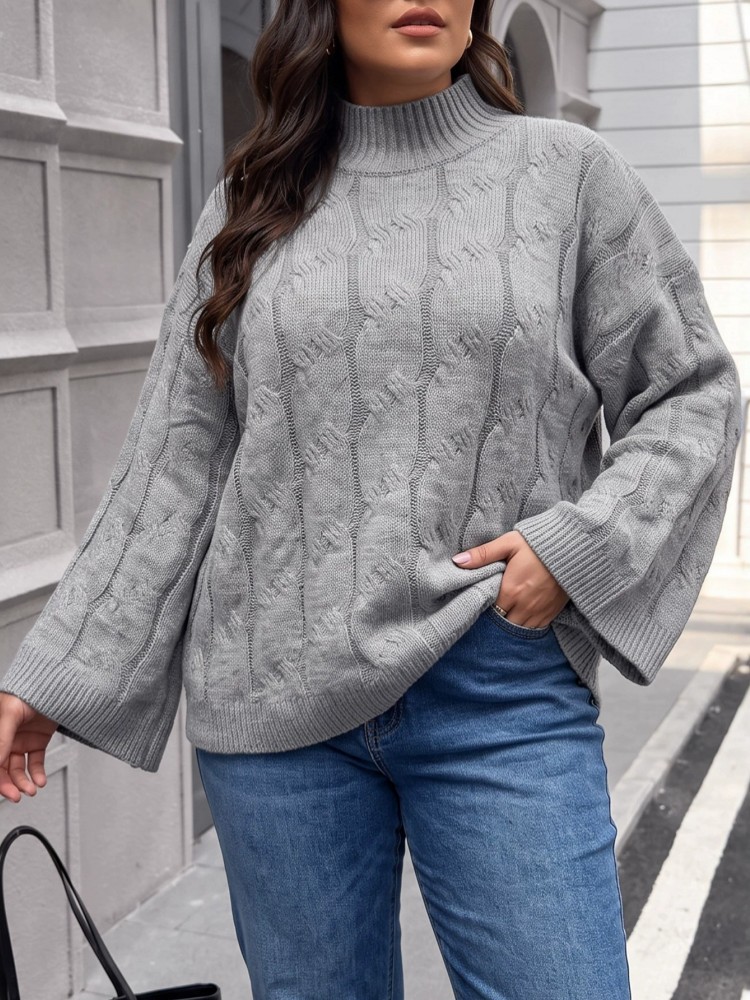 Kadın Artı Boyutu Rahat Örme K - Winter Clothing Plus Size incelemesi ve fiyatı
