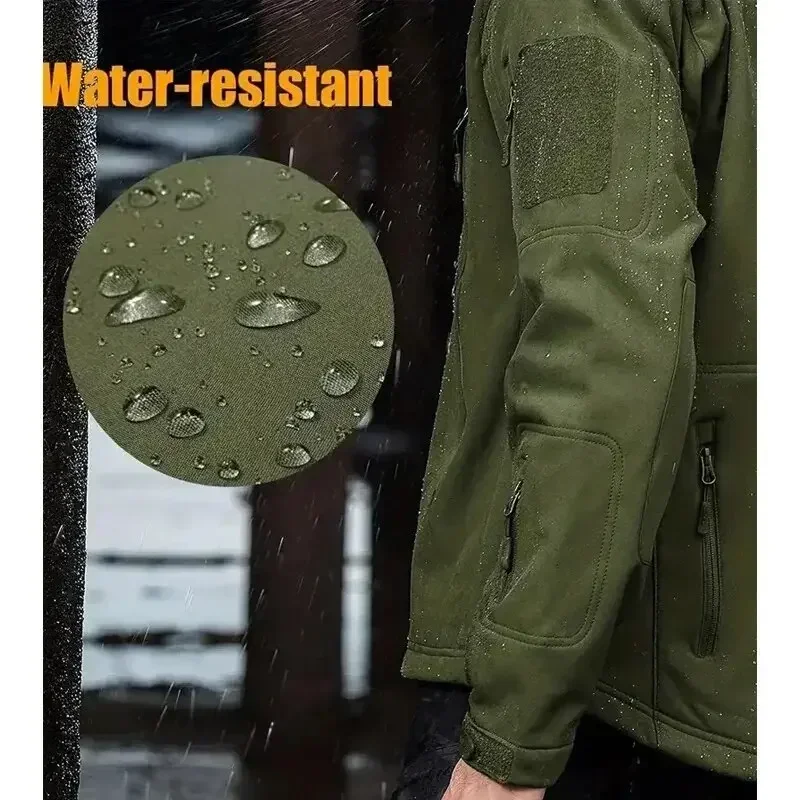 5XL 6XL Rus Kamuflaj Taktik Ün - Windproof Jacket Softshell incelemesi ve fiyatı