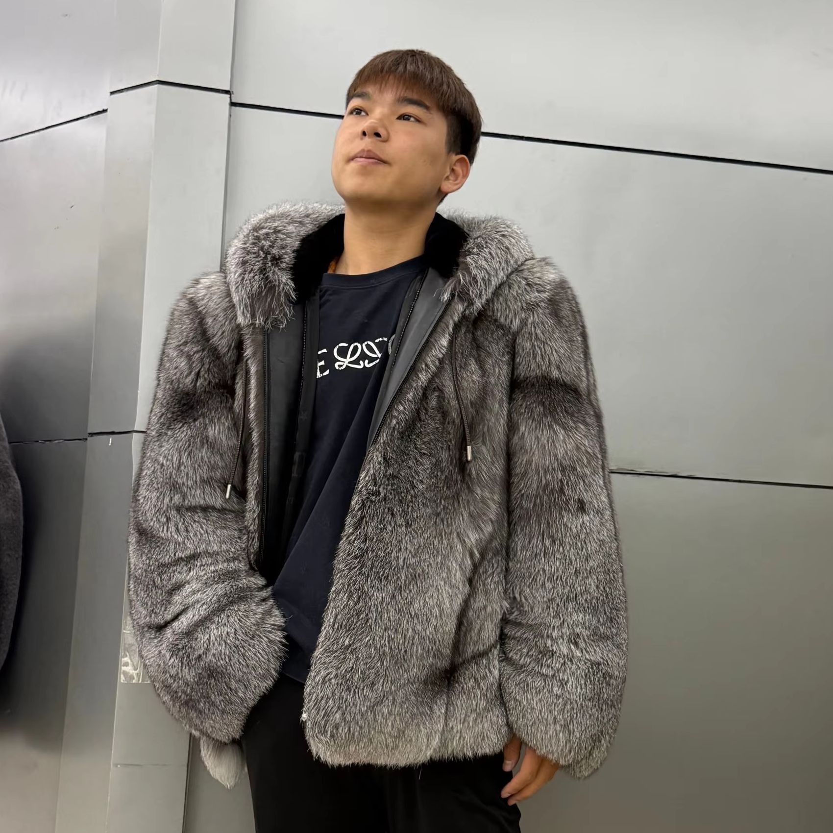 Lüks Doğal Tilki Kürkü Erkek C - Winter Clothes Shop incelemesi ve fiyatı