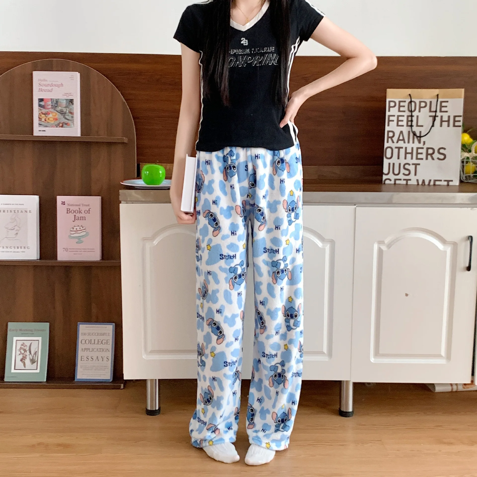 Çizgi Film Stitch Flanel Pijam - Winter Clothing Stores incelemesi ve fiyatı