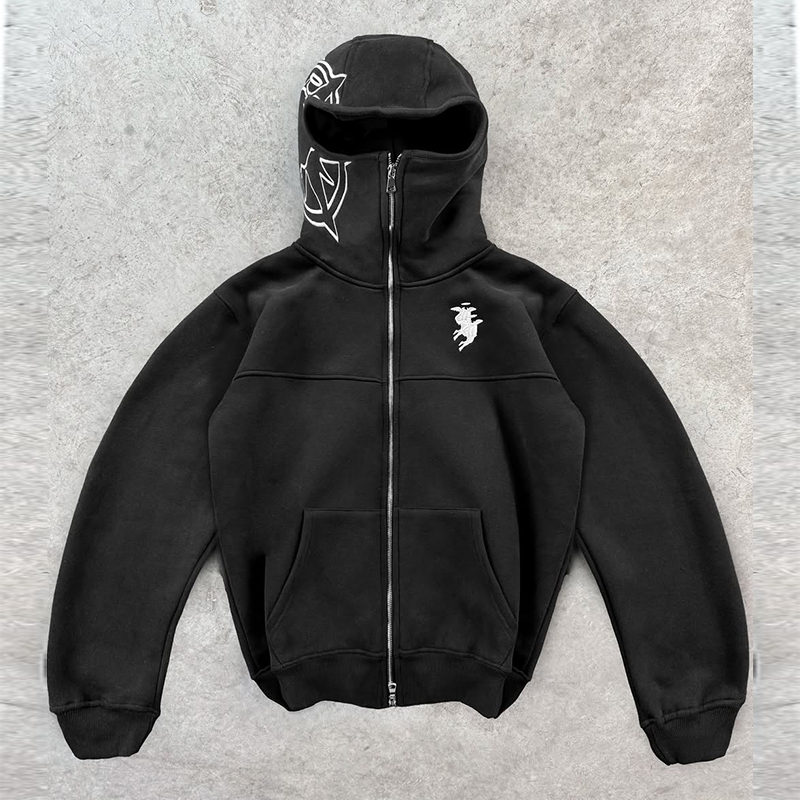 Nakış grafik streetwear kapüşo - Winter Clothes Shop incelemesi ve fiyatı