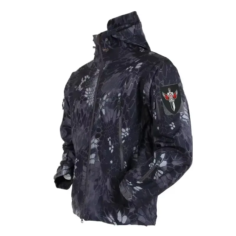 5XL 6XL CP Kamuflaj Yumuşak Ka - Windproof Jacket Softshell incelemesi ve fiyatı